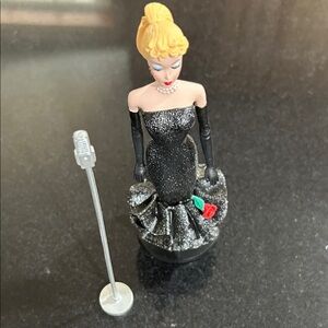 Barbie Classic Black Glitter Figurine